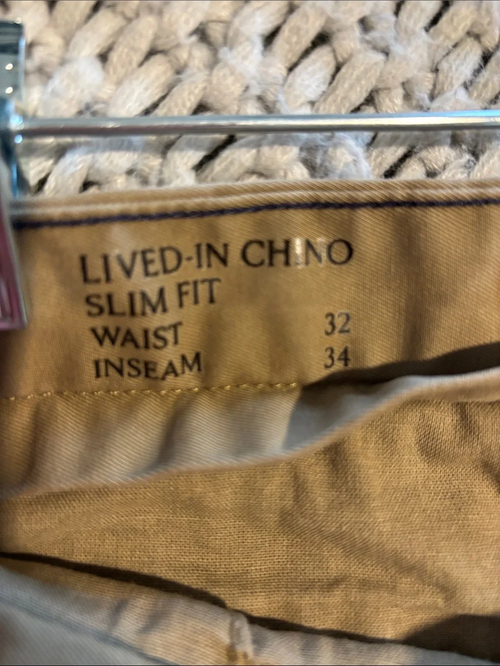 Banana Republic Men's Tan Chino Pants